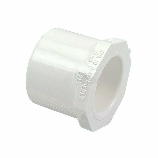 American Imaginations 1.25 in.x 0.75 in. Beige Plastic PVC Bushing AI-38187